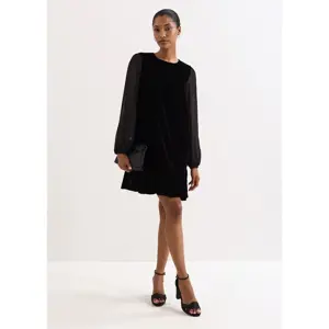Phase Eight Velvet Swing Dress